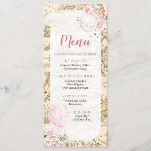 Menu Pink Air Balloon n'est-elle pas un anniversaire en
