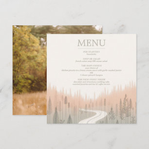 Menu Piste de couleurs douces
