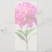 Menu Pivoine Rose Clair (Dos)