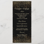 Menu PixDezines Champagne Bubbles/Cartes en rack (Dos)