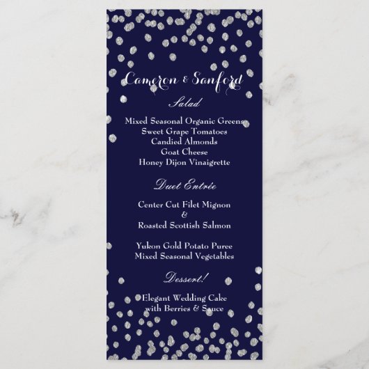 Menu PixDezines do-it-yourself confetti couleur/ar (Dos)