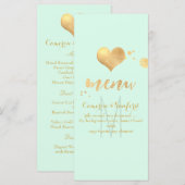 Menu PixDezines do-it-yourself couleur/Faux Gold H (Devant / Derrière)