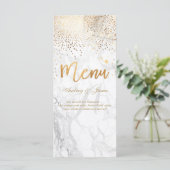 Menu PixDezines Marble/Confetti/Shine Menu/Faux Gold (Debout devant)