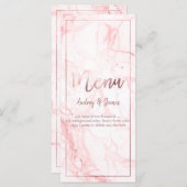 Menu PixDezines Shine Menu/Faux Gold/Marble (Devant / Derrière)