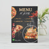 Menu Pizzeria design 2026 (Debout devant)