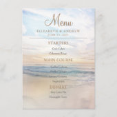 Menu Plage Sunset Balnéaire/Mariage Océan (Devant)