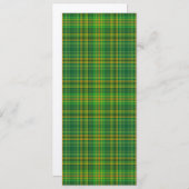 Menu Plaid vert foncé (Devant / Derrière)