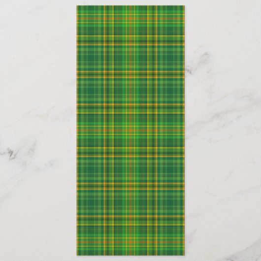 Menu Plaid vert foncé (Devant)