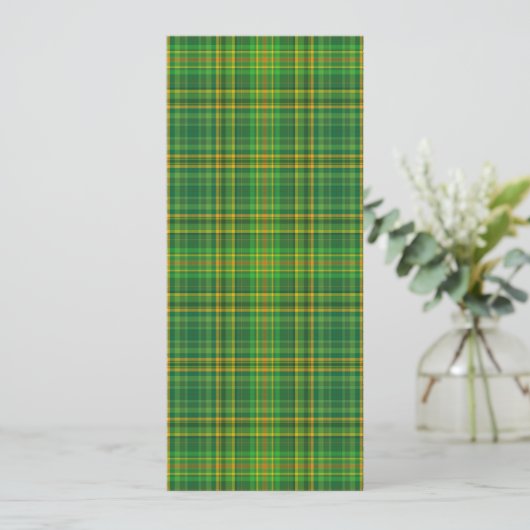 Menu Plaid vert foncé (Debout devant)