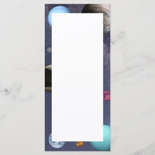 Menu Planètes du système solaire (Dos)