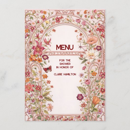 Menu Plat (Dos)