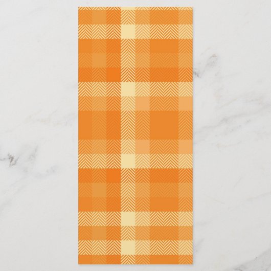 Menu plat Citrouille d'automne (Dos)