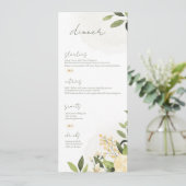 Menu Plat de Mariage Lemon Kissed (Debout devant)