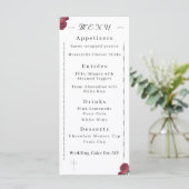 Menu Plat de Roses Fines (Debout devant)