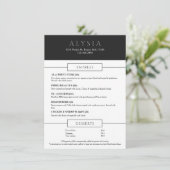 Menu plat de steakhouse moderne gras (Debout devant)
