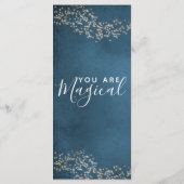 Menu plat Fairy Tea Party (Dos)