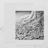Menu plat pour mariage 5"x7" (Devant / Derrière)