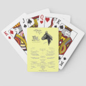 "Menu -Plaza hotel" Pokerkaarten (Achterkant)