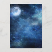 Menu Pleine lune Ciel Lunaire Galaxie Céleste Étoiles D (Dos)