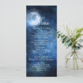 Menu Pleine lune Ciel Lunaire Galaxie Céleste Étoiles D (Debout devant)