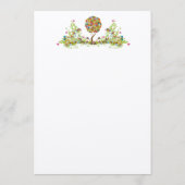 Menu Poche de forêt enchantée Arbre à conte de fées flo (Dos)