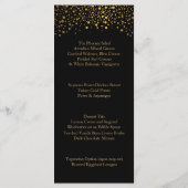 Menu Points or tendance du jour de mariage sur Noir (Dos)