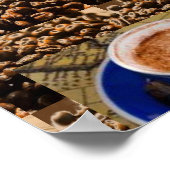MENU POSTER CAPPUCCINO LATTE CAFÉ (Coin)