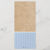 Menu Postle (Achterkant)