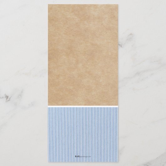 Menu Postle (Achterkant)