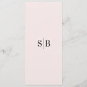 Menu Poudre de rougissement de couleur unie élégante ro (Dos)