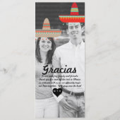 Menu pour mariage ou fiesta (Dos)