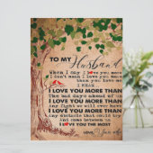 Menu Pour votre mari incroyable, Cadeau d'anniversaire  (Debout devant)