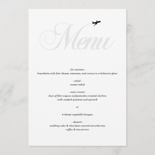 Menu Prêt pour le décollage (Devant)