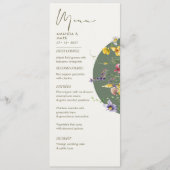 Menu Printemps Automne Boho Fleur sauvage Bloom Whimsic (Devant)