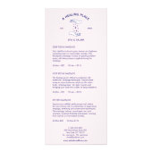 Menu Prix du Spa de massage des mains de guérison (Dos)