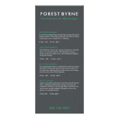 Menu Prix professionnel simple (Devant)