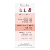 Menu produit et service de l'artiste maquillé (Devant)