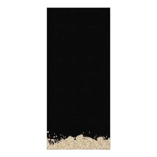 Menu professionnel de service d'éclaboussure d'or (Dos)