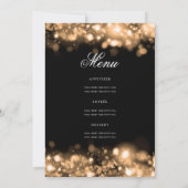 Menu Programme 70e Anniversaire Lumières Pailletée (Dos)