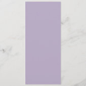 Menu Purple Moderne Minimaliste Simple Mariage (Dos)