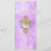 Menu Purple Peony Girl Baptism Custom Event (Dos)