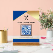 Menu QR Code Numérique du Restaurant Royal Blue Go (Mariage)