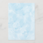 Menu Quelque chose de bleu avant de faire Fête des mari (Dos)