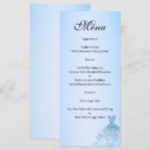 Menu Quinceañera Azul (Devant / Derrière)