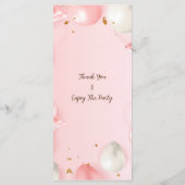 Menu Quinceañera Celebration Editable (Dos)