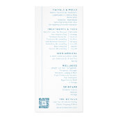 Menu Rackkaarten Service (Achterkant)