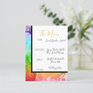 Menu Rainbow Alcohol Ink Waterverf