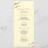 Menu Réception Cherry Blossom (Devant)