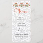 Menu Réception de mariage (Devant)