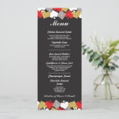 Menu Réception de Mariage Carte de Casino Las Vega (Debout devant)